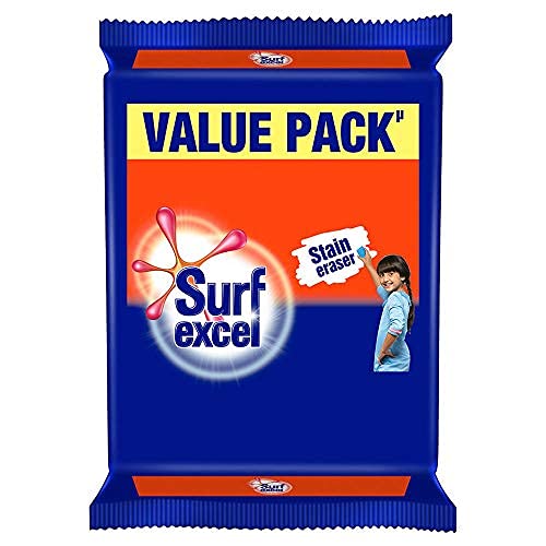 Surf Excel Detergent Bar,  Value Pack  | 4X200gm